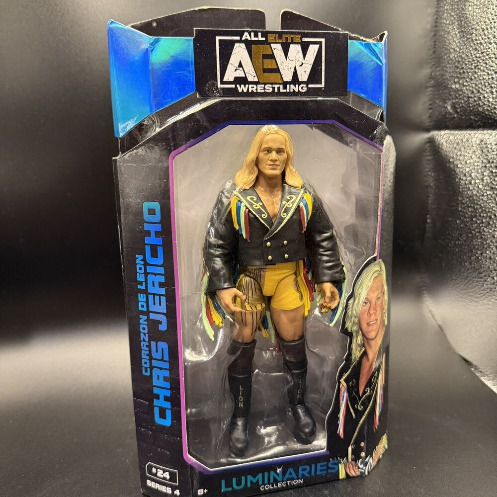 Jazwares AEW Luminaries "Chris Jericho" #24 Wrestling Action Figure! Brand New!